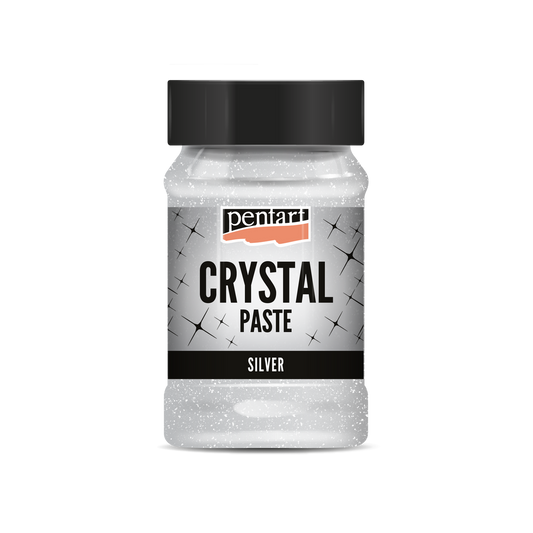 Pentart - Crystal Paste - Silver - 100ml