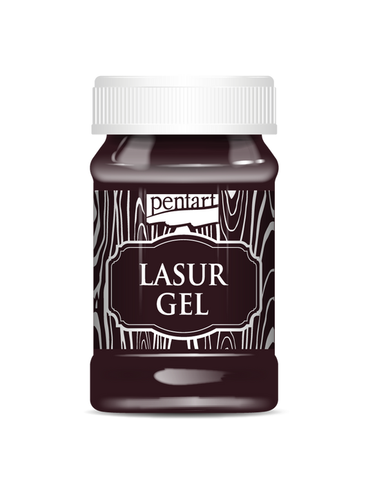 Pentart - Lasur Gel Stain - Cherry - 100ml