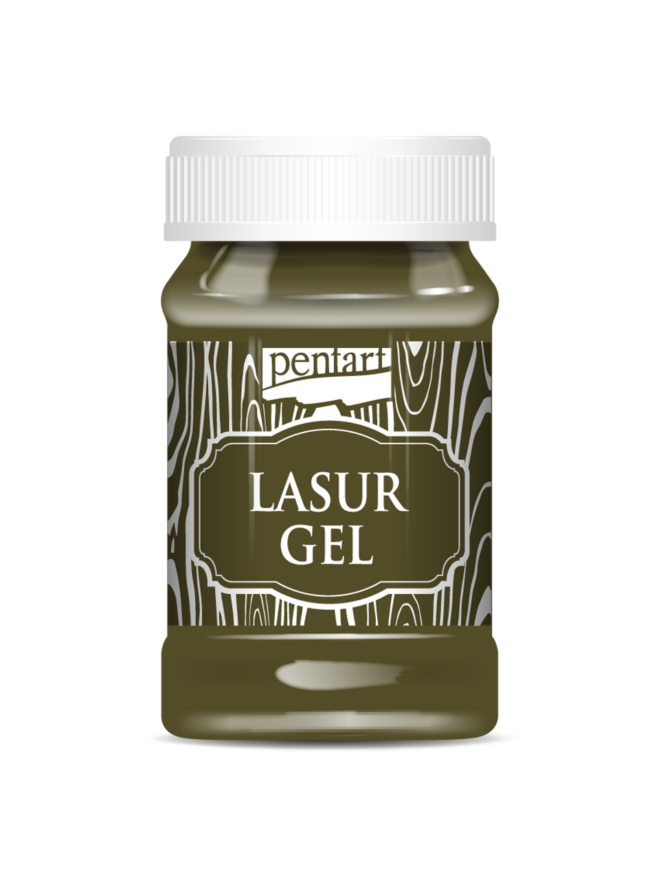 Pentart - Lasur Gel Stain - Oak - 100ml