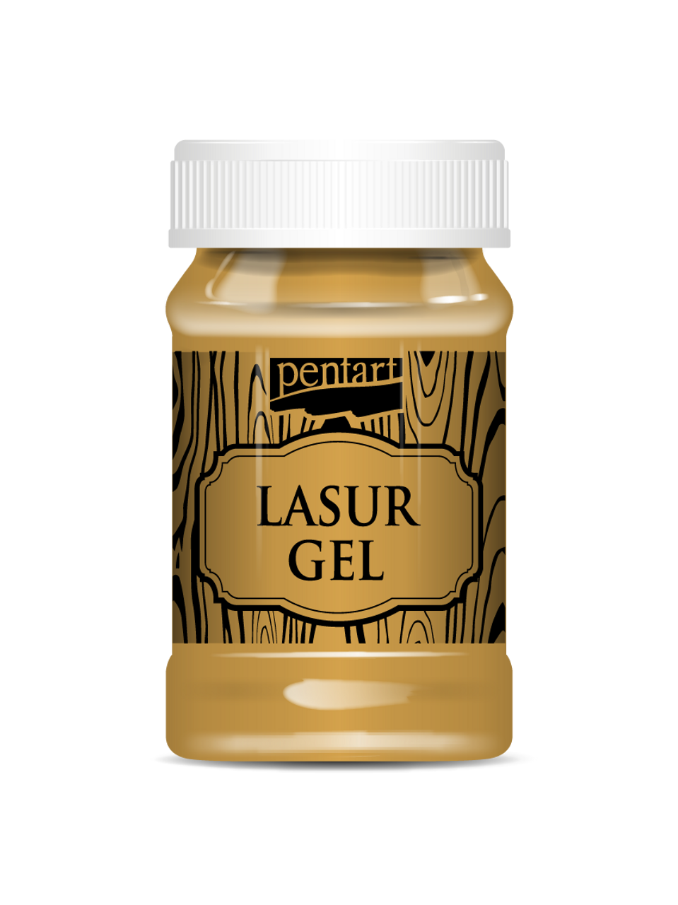 Pentart - Lasur Gel Stain - Pine - 100ml