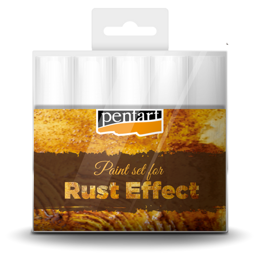 Pentart - Effect - Rust Effect - Paint Set - 5 piece set -5x20ml