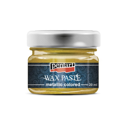 Pentart - Wax Paste - Metallic Yellow - 20ml