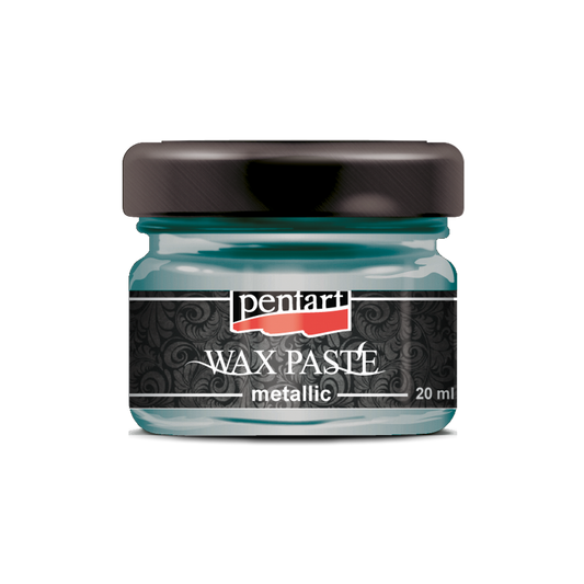 Pentart - Wax Paste - Metallic Turtle Green - 20ml