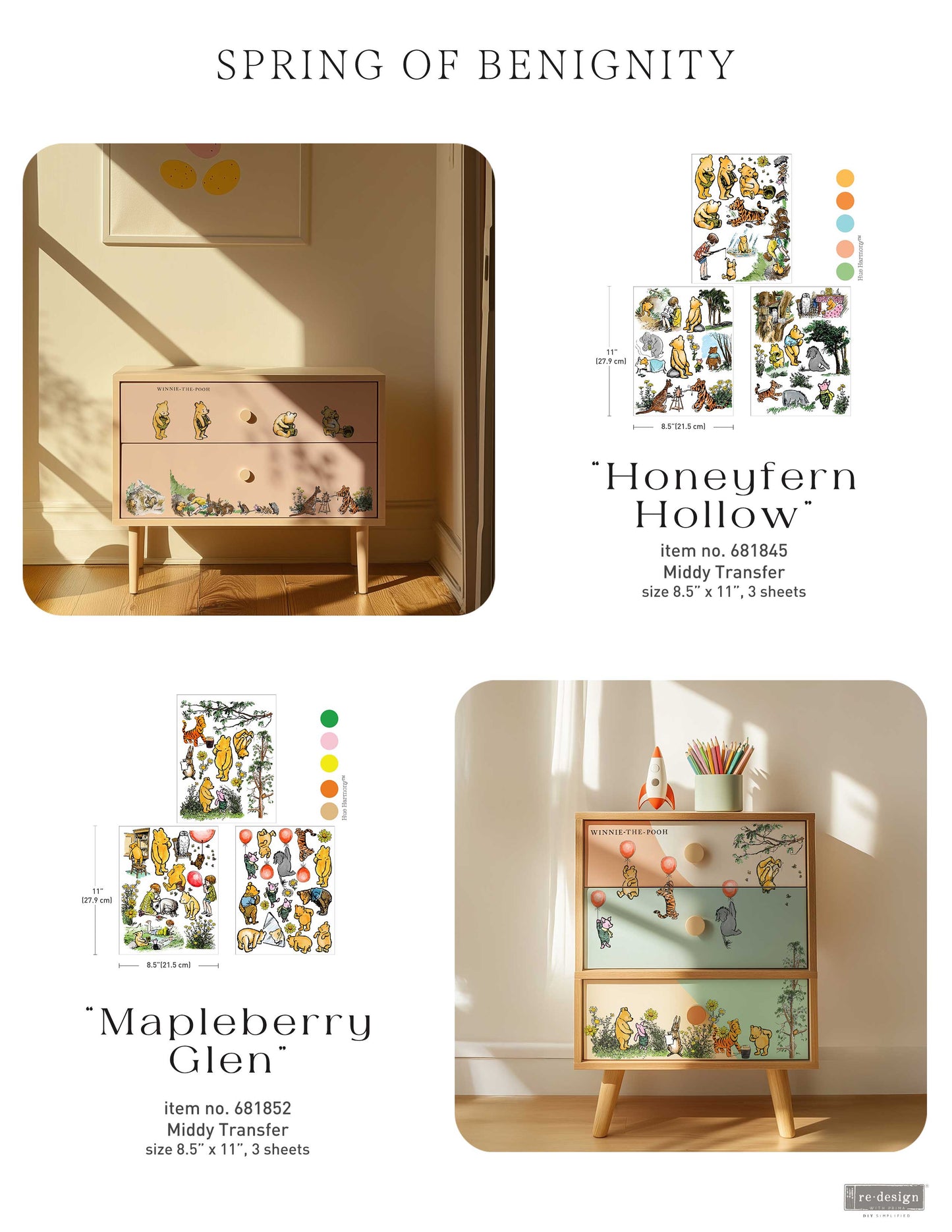 Transfers - Redesign - Middy 8.5" x 11" - Honeyfern Hollow