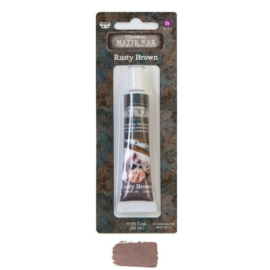 Art Alchemy - Matte Wax - Rusty Brown - 20ml tube