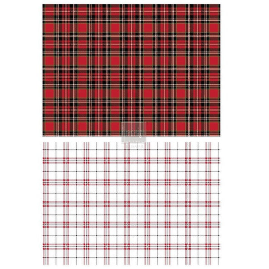 Transfers Tube (large) - Gingham Red (Retired) 25"x 35.5"