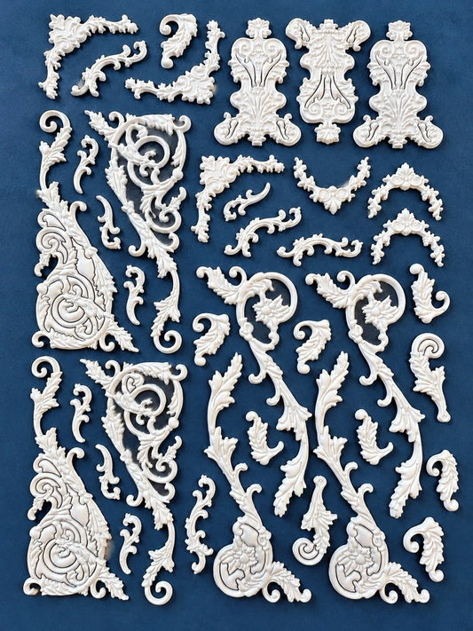 Decoupage Paper - LaBlanche - Sticker -Swirls Embellishment