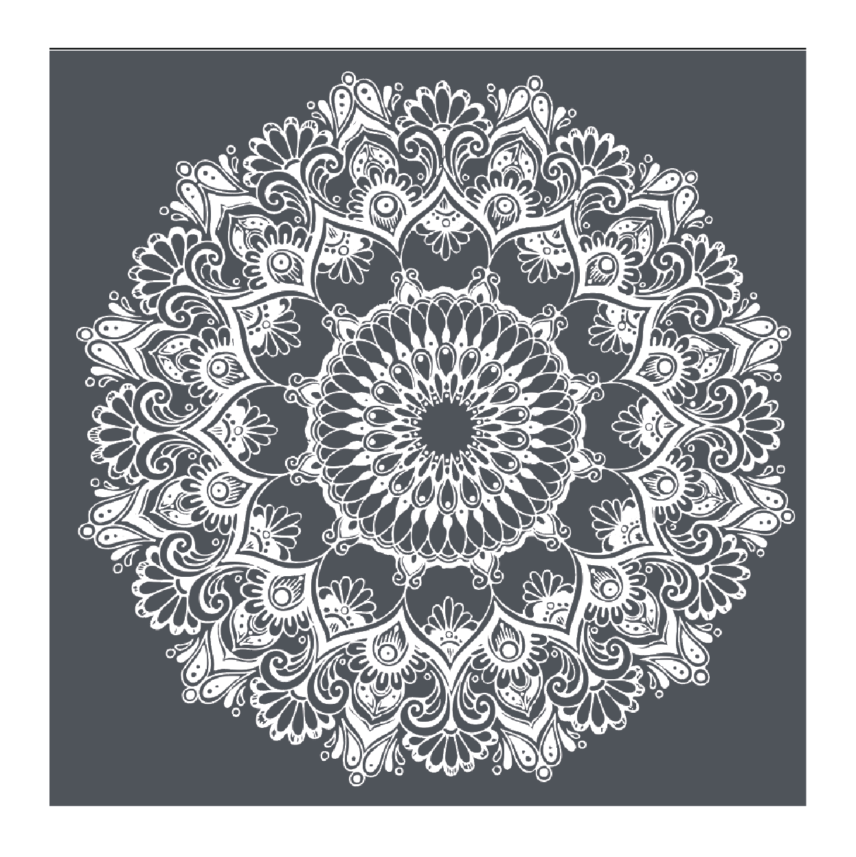 Stencils - A Makers Studio - Mandala - 12 x 12"