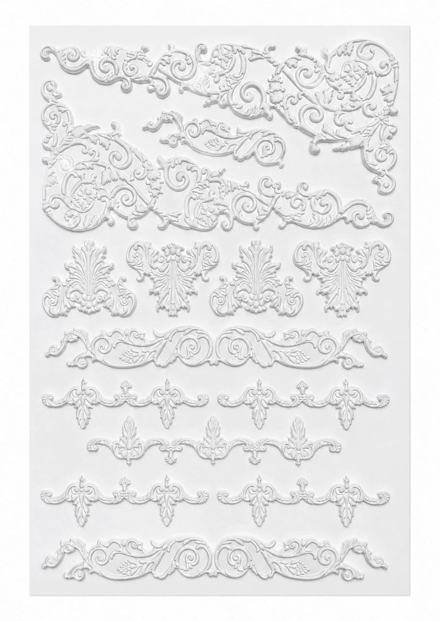 Decoupage Paper - LaBlanche - Sticker -Vintage Flourish Embellishment