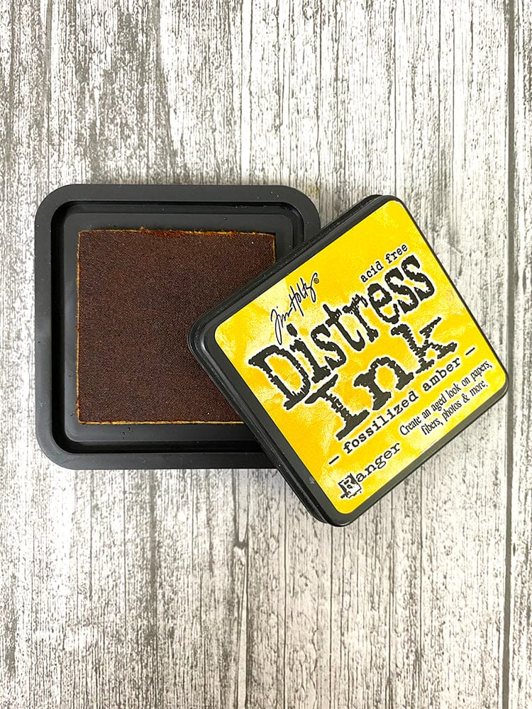 Tim Holtz - Distress Ink - Ink Pad 3" - Fossilized Amber