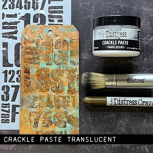 Cracking Paste-Tim Holtz-Distress Crackle Paste-Translucent 3oz TDA79651