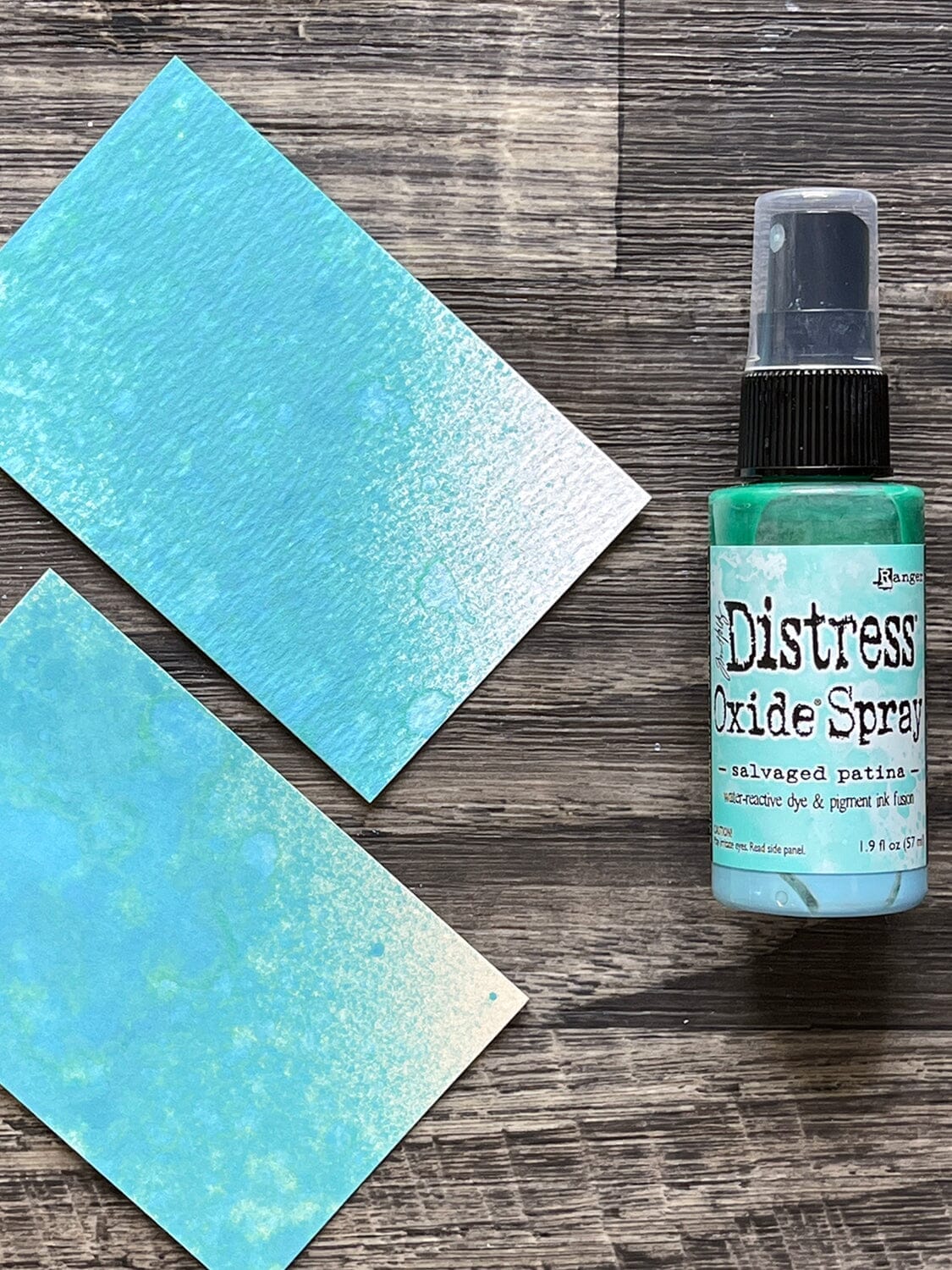 Tim Holtz - Spray -Distress Oxide - Salvaged Patina -2 oz