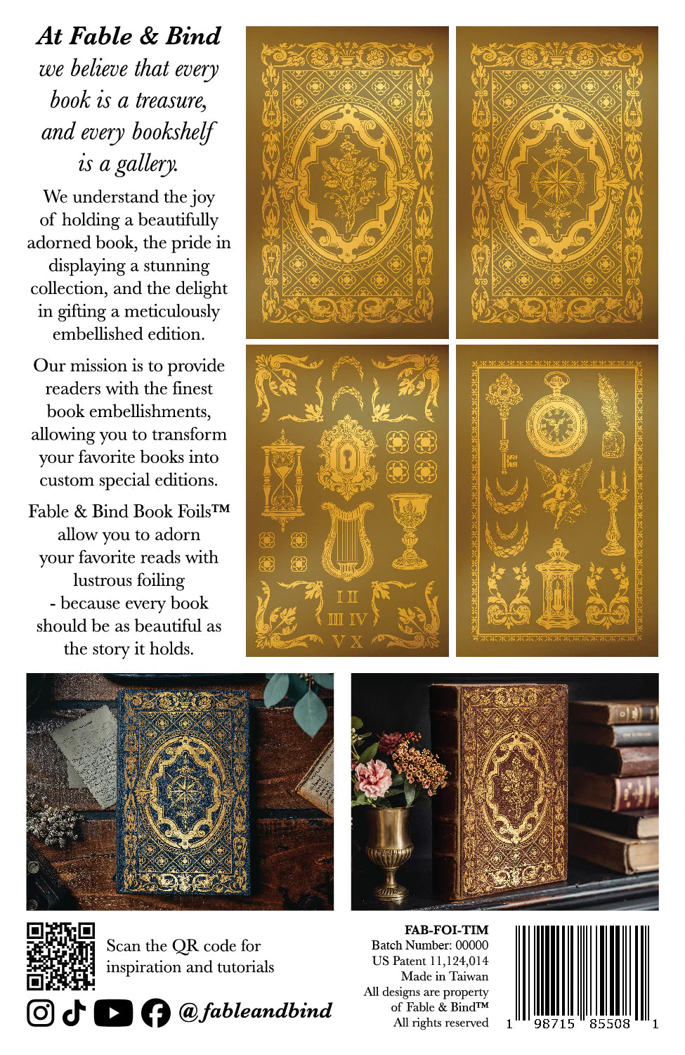 Transfers - Fable&Bind - 6.5"x10" - Timeless Tales (4 sheets)