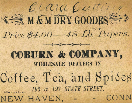 Decoupage Paper - Monahan Papers- X0055 Coburn & Company - 11x17