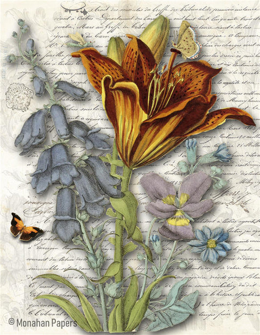 Decoupage Paper - Monahan Papers- BOT0124 - 11X17
