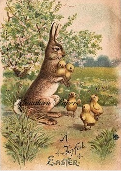 Decoupage Paper - Monahan Papers- E0031 - A Joyful Easter - 11X17