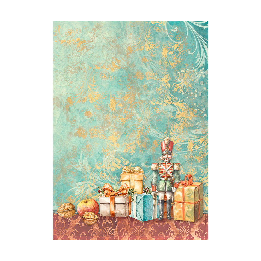 Decoupage Paper - Stamperia - A6 Selection 8 - DFSAK6027 - The Nutcracker - Backgrounds - Rice Paper