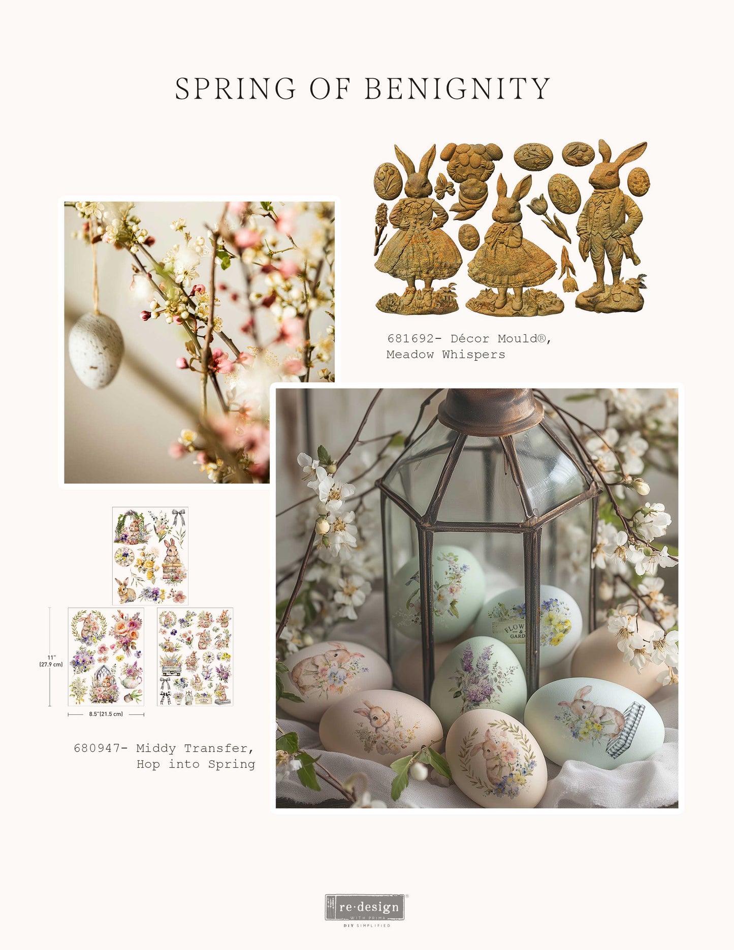 Decor Moulds - Redesign - Meadow Whispers - 5"x 8"