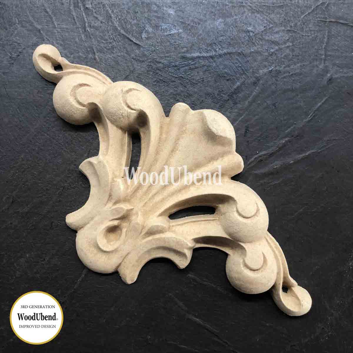 WooduBend Moulding - WUB1385(Pack of 2) - Decorative Plaques - 6.50"x 3.54"