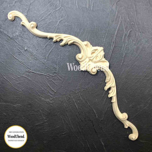 WooduBend Moulding - WUB1213 (Pack of 2) - Pediments - 13.39"x 2.44"