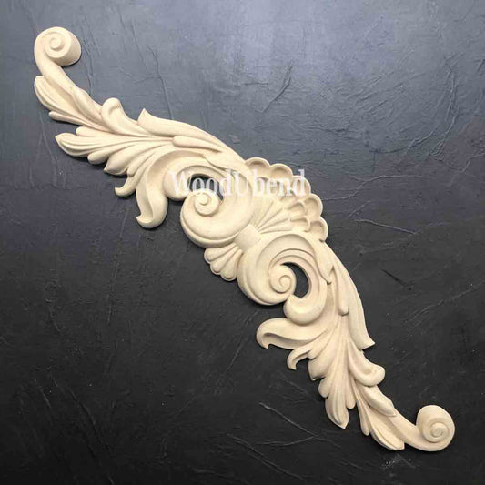 WooduBend Moulding - WUB1261A (Pack of 2) - Pediment - 19"x 5"