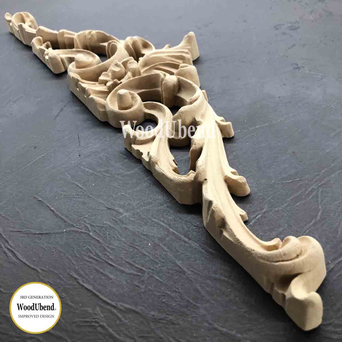 WooduBend Moulding - WUB1259 (Pack of 2) - Pediment - 22.44"x 5.91"