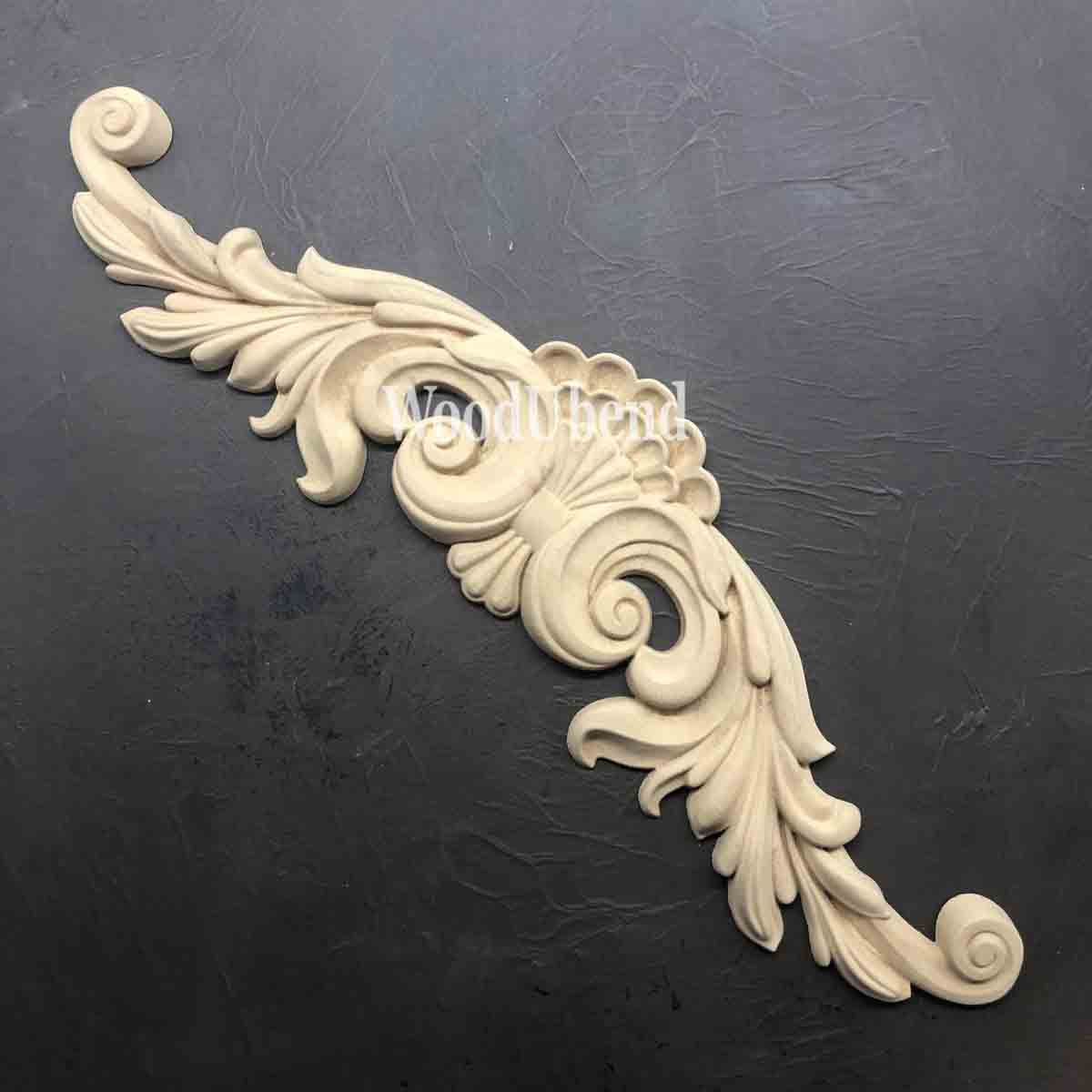 WooduBend Moulding - WUB1261 (each) - Pediment - 24.41"x 6.30"