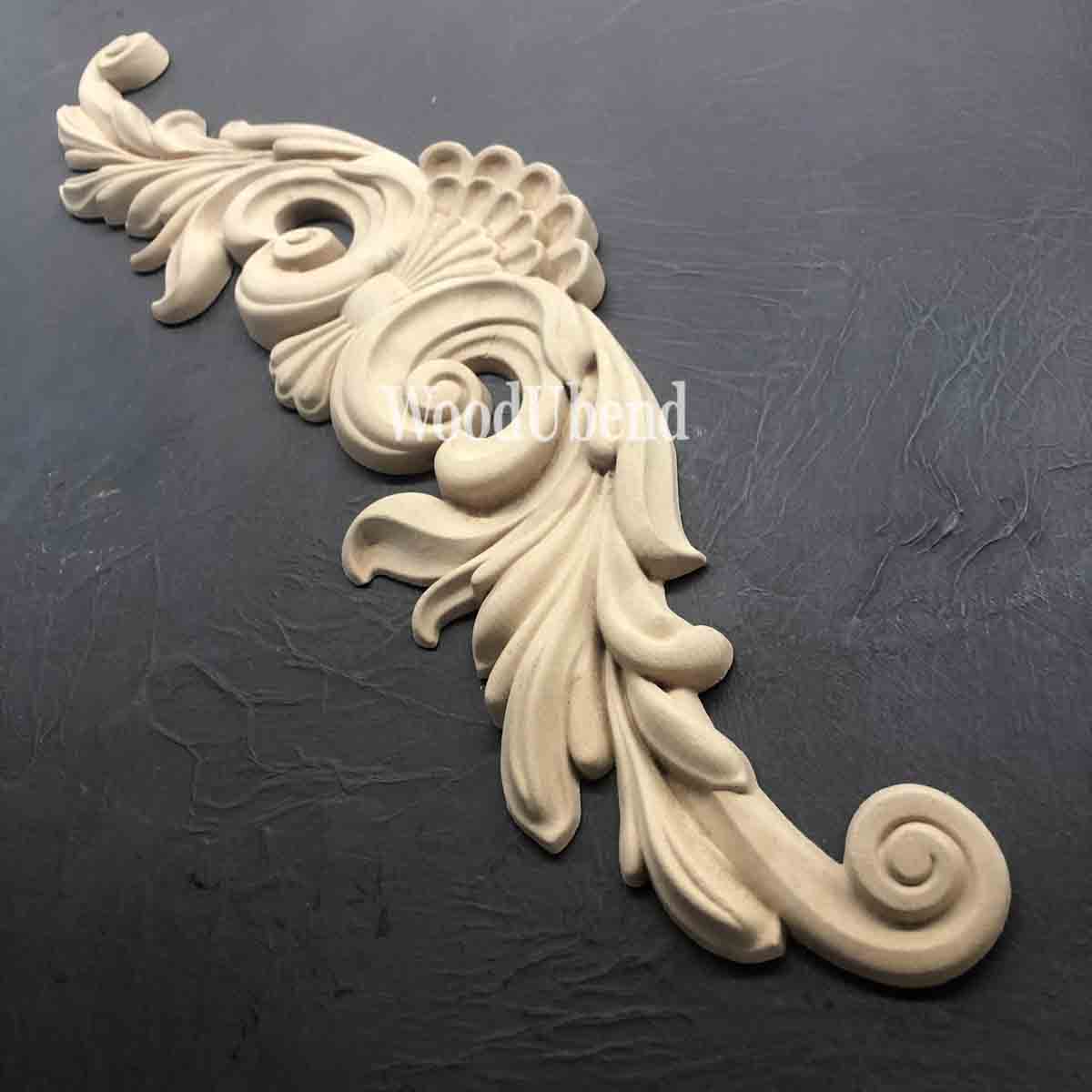 WooduBend Moulding - WUB1261 (each) - Pediment - 24.41"x 6.30"