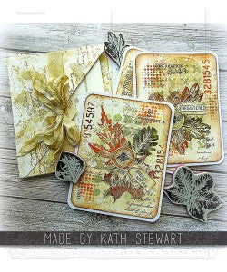 Tim Holtz Stamp -THCMS450 Leaf Prints 2