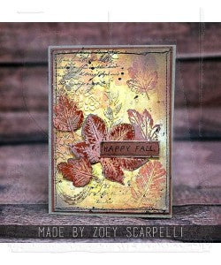 Tim Holtz Stamp -THCMS450 Leaf Prints 2