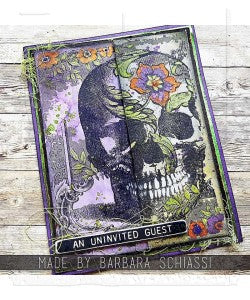 Tim Holtz Stamp -THCMS454 Gothic Tapestry