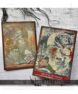 Tim Holtz Stamp -THCMS454 Gothic Tapestry