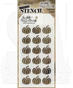 Tim Holtz Stencils THS062 - Pumpkins 4-1/2"x 8-1/2"